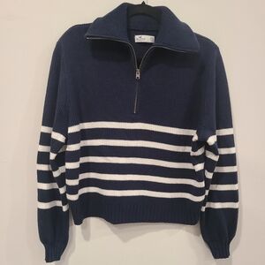 Hollister Quarter Zip Sweater